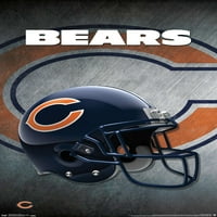 Chicago Bears - plakat na zidu s kacigom, 14.725 22.375