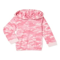 Ganimals Baby & Toddler Girls Pink Camo s kapuljača majica s dugim rukavima, veličine 12m-5t