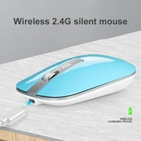 Bežični punjivi ergonomski gaming miš za prijenosna računala od 2,4 inča