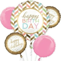 Pastelni buket balona za rođendan