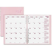 * 1200 * 1200 * 14-mjesečni planer-mjesečno-7,88 8,88 - godina - od prosinca do siječnja, izgled na dvije stranice - ružičasta