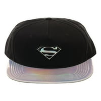 Metalni šešir s ravnim vizirom Supermana