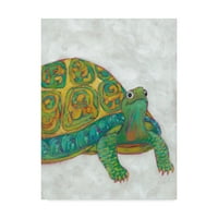 Zaštitni znak likovne umjetnosti 'kornjača I' Canvas Art by Chariklia Zarris