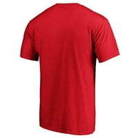 Muški fanatici markirani Red Houston Rockets angažiraju majicu Elete