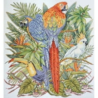Komplet za šivanje križem Rajske ptice - broj 16917