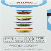 Pyre Ultimate Premium Staklo i silikonsko skladištenje hrane, skladištenje hrane