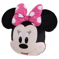 Disney Classics Lik Heads, Minnie Mouse, Plushie, Mekani jastučji igračka za djecu, službeno licencirane dječje igračke godinama,