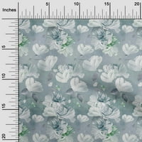 pamučni dres sivoplava tkanina s cvjetnim uzorcima Uradi Sam tkanina za prošivanje odjeće tiskana tkanina širine dvorišta-938