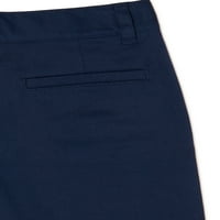 Wonder Nation Juniors 'Redovna i plus veličina školska uniforma Stretch Twill Bermuda kratke hlače