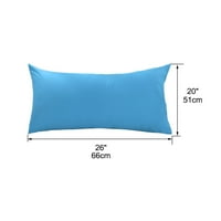 Jedinstvene ponude 300TC pamučne čvrste jastuke plave 20 26