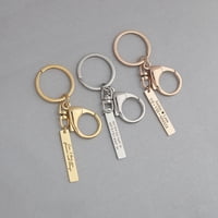 Poklon za Dan očeva od supruge - ugravirani privjesak za ključeve-personalizirani privjesak za ključeve - muški privjesak za ključeve