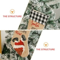 Zanimljiva Božićna čarapa višenamjenska torba za pohranu preslatka torba za igračke