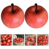 Imitacija jabuka modeli dekor realistični modeli voća ornament rekviziti za fotografiranje