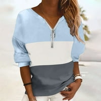 Ženska majica s dugim rukavima s dugim rukavima s printom casual puloveri