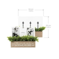 Prinz 3-otvaranje sjećanja fau planter isječak kolaž okvir za slike, za fotografije, smeđa
