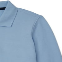 Wonder Nation Boys School Uniforma pique Polo košulja s dugim rukavima, 2-pack, veličine 4-18