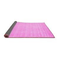 Moderni pravokutni tepisi za unutarnje prostore, Jednobojni ružičasti, 5' 7'