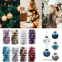 Svjetlucave božićne kuglice, kuglice, viseći ukras za božićno drvce, Božićni ukrasi