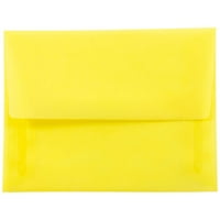Papir i omotnica poluprozirne omotnice, 3/4, žute, pakiranje od 250 komada
