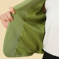 Jedinstvene ponude za žensko zarezani rever Otvoreni prednji dio radne jakne za usjev