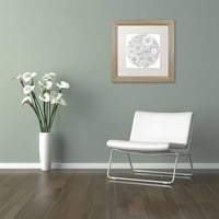 Zaštitni znak likovna umjetnost Veliki lijepi cvjetovi 30 Canvas Art by Hello Angel, White Matte, okvir breze