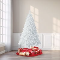 Vrijeme odmora Jackson Spruce White Umjetno božićno drvce, 6,5 '