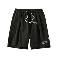 Muške ljetne hlače za plažu casual sportske kravate s džepovima kratke hlače muške labave elastične kratke hlače