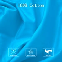 Jedinstvene ponude za jastuke pamučnog jastuka za tijelo pokriva plava 20 72