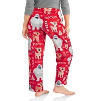 Ženske i žene plus licencirana pidžama Super Minky Plišasti hlače za spavanje