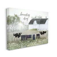 Dan pranja rublja u Stupelli seoske krave livada priroda Galerija slika omotano platno tiskanje zidna umjetnost