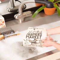 Komad švedskog kuhinjskog ručnika za tržište poljoprivrednika