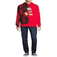 Disney muški isprani Mickey jednostavni grafički pulover, veličine S-3x