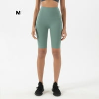 Ženske sportske kratke hlače lagane su s visokim strukom prozračne fitness gamaše za vježbanje s podizanjem bedara uske rastezljive