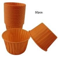 Vrhunske šalice za muffine za jednokratnu upotrebu od aluminijskog papira za hranu za kalupe za muffine – mogu držati vruću, hladnu,