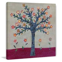 Marmont Hill otmjeno cvjetno drvo od mumbo Print na omotanom platnu