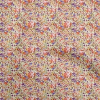 Jednobojna Rajonska Šifonska blijedožuta cvjetna tkanina pribor za prošivanje tkanina za šivanje širine dvorišta