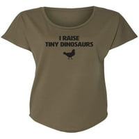 Ženska majica s majicom sitnih dinosaura