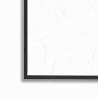 Stupell Industries Jednostavni apstraktni akvarelni neutralni tonovi kolaž Crni uokvireni umjetnički print zid umjetnosti, 11x14