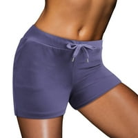 Ženske kratke hlače za trčanje sportske kratke hlače za aktivne treninge u teretani s džepovima