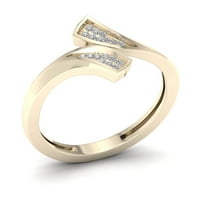 1 20CT TDW Diamond 10K modni prsten žutog zlata modni prsten