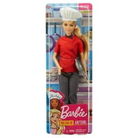 Lutka Barbie-profesionalni kuhar, sitna, s plavom kosom i tavom