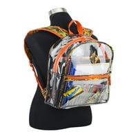 Višenamjenski prozirni ruksak s patentnim zatvaračem s patentnim zatvaračem