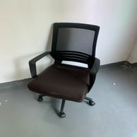 Visoko okretni uredska stolica računalna ergonomska mrežasta stolica čokolada