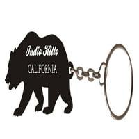 Suvenir metalni privjesak za medvjede Indio Hills California