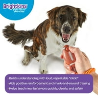 Brightkins Smarty Pooch trening Cliker: Nogomet - trening pasa, igračke za pse, igračke za stimulaciju pasa