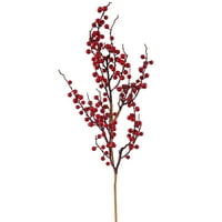 Umjetni Božićni sprej od 30 crvena šumska bobica