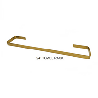 24-inčni stalak za ručnike s nosačem-zlato