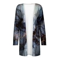 Ženski Džemperi-Kardigani Zima-Jesen s džepovima, lagana gornja odjeća za ležerne vrhove, kaputi s otvorenim prednjim dijelom