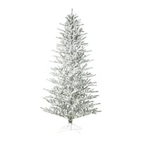 Umjetno božićno drvce od flocked Pistol borove 5,5 ' 34 unaprijed osvijetljeno, topla bijela LED svjetla