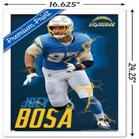 Zidni poster Los Angeles Chargers - Joie Boza, 14.725 22.375